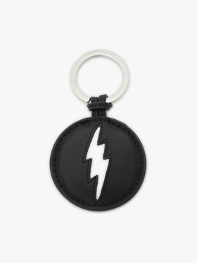 FEMME ウィメンズ レザー キーリング ”Eclair” ブラック