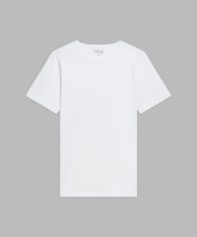 HOMME メンズ メンズ オーガニックコットン 半袖 Tシャツ "Coulos" ホワイト