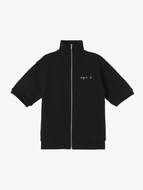 ENFANT ユニセックス K330 E SWEAT キッズ ジップスウェット ブラック