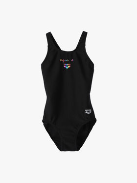 ENFANT ガールズ agnes b. x arena キッズ ワンピース スイムウェア ブラック