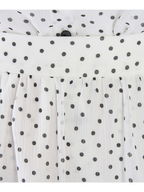 To b. by agnès b. ドットプリント ヨウリュウ スカート ホワイト