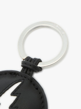 FEMME ウィメンズ レザー キーリング ”Eclair” ブラック