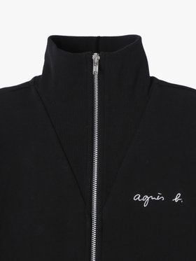 ENFANT ユニセックス K330 E SWEAT キッズ ジップスウェット ブラック