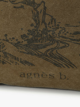 VOYAGE メンズ バッグ＆ウォレット SUNRISE コットン  ラージ トートバッグ ZAH05-01 カーキ