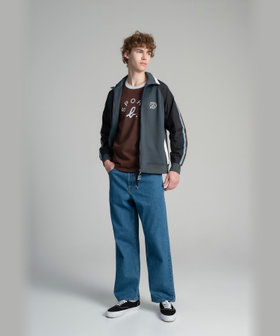 HOMME メンズ SPORT b. メンズ ハイネック スポーツジャケット グレー