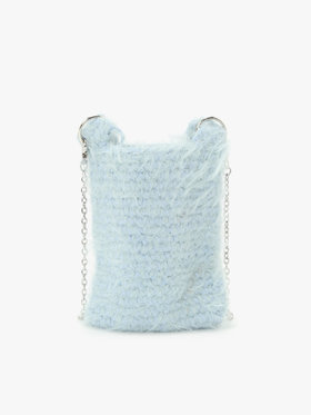 To b. by agnès b. 【Outlet】フラッフィー ミニ ポシェット ブルー