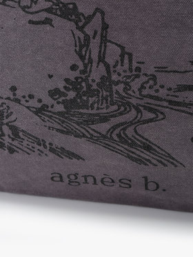 VOYAGE メンズ バッグ＆ウォレット SUNRISE コットン  ラージ トートバッグ ZAH05-01 グレー系その他