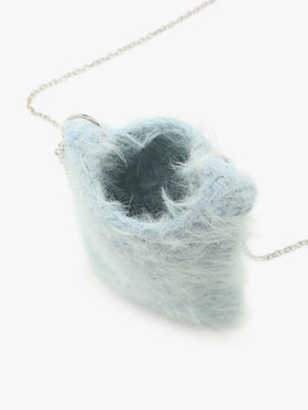 To b. by agnès b. 【Outlet】フラッフィー ミニ ポシェット ブルー