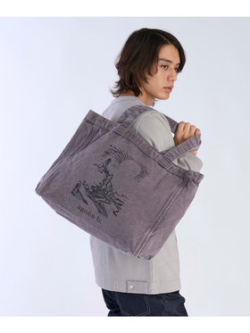 VOYAGE メンズ バッグ＆ウォレット SUNRISE コットン  ラージ トートバッグ ZAH05-01 グレー系その他