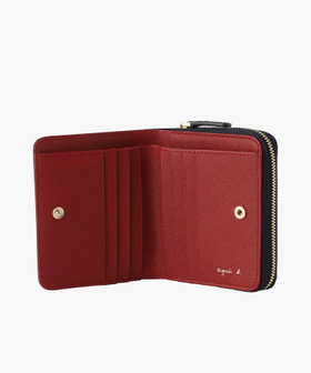 VOYAGE ウィメンズ バッグ＆ウォレット レザー 二つ折り ウォレット "Petit b." EW13Bー09 ネイビー