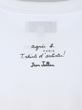 FEMME ウィメンズ Jean Jullien x TARA コットン 半袖 アーティストTシャツ ホワイト