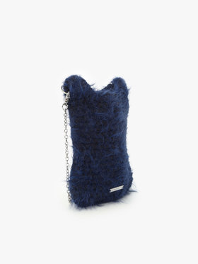 To b. by agnès b. 【Outlet】フラッフィー ミニ ポシェット ネイビー