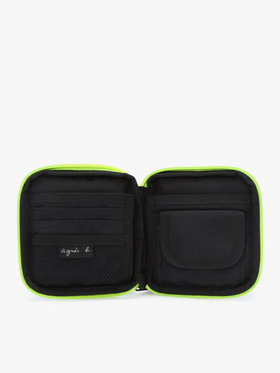 VOYAGE メンズ バッグ＆ウォレット ナイロン ラウンドジップ 二つ折り ウォレット ”Trip” ZAH02-01 ブラック