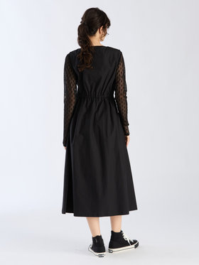 To b. by agnès b. 【Outlet】コットンタイプライタードレス ブラック