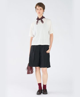 To b. by agnès b. ロゴ ワッフルTシャツ ホワイト