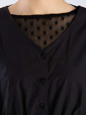 To b. by agnès b. 【Outlet】コットンタイプライタードレス ブラック