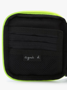 VOYAGE メンズ バッグ＆ウォレット ナイロン ラウンドジップ 二つ折り ウォレット ”Trip” ZAH02-01 ブラック