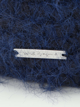 To b. by agnès b. 【Outlet】フラッフィー ミニ ポシェット ネイビー