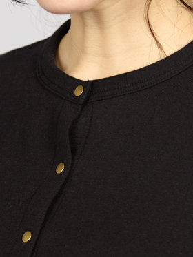 To b. by agnès b. 【Outlet】コットン トラディショナルプリティ カーディガン ブラック