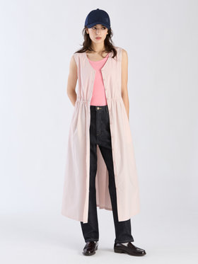 To b. by agnès b. 【Outlet】コットンタイプライタードレス ピンク