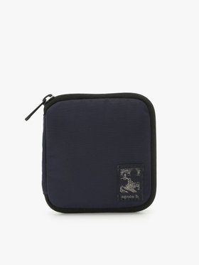 VOYAGE メンズ バッグ＆ウォレット ナイロン ラウンドジップ 二つ折り ウォレット ”Trip” ZAH02-01 ネイビー