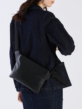 VOYAGE メンズ バッグ＆ウォレット ショルダーバッグ YAH01-02 ブラック