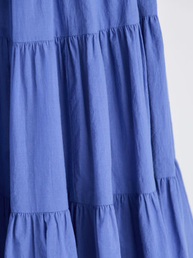 To b. by agnès b. 【Outlet】フォーティアードスカート ブルー