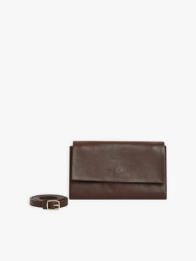 FEMME ウィメンズ 【Outlet】ロゴ レザー ポシェット "Tina" ベージュ