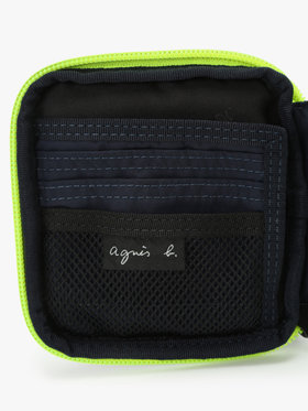 VOYAGE メンズ バッグ＆ウォレット ナイロン ラウンドジップ 二つ折り ウォレット ”Trip” ZAH02-01 ネイビー