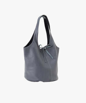 FEMME ウィメンズ ラムスキンレザー トートバッグ "Stala" グレー