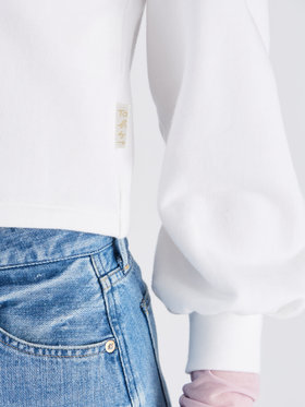 To b. by agnès b. 【Outlet】コットン トラディショナルプリティ カーディガン ホワイト