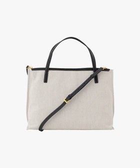 VOYAGE ウィメンズ バッグ＆ウォレット リネン 2way トートバッグ ABX01-01 ブラック