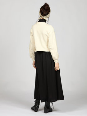 To b. by agnès b. 【Outlet】コットン トラディショナルプリティ カーディガン ホワイト