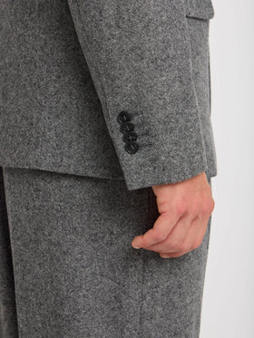 HOMME メンズ メンズ ツイード テーラードジャケット "Garry" アイボリー