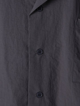 HOMME メンズ メンズ 開襟 半袖シャツ ”Magnam” グレー