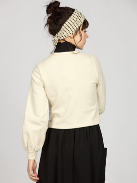 To b. by agnès b. 【Outlet】コットン トラディショナルプリティ カーディガン ホワイト