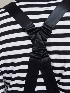 FEMME ウィメンズ サテン サロペット "Rue du Jour" ブラック