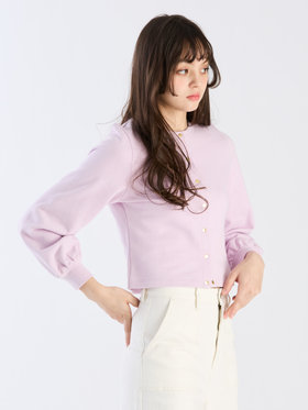 To b. by agnès b. 【Outlet】コットン トラディショナルプリティ カーディガン ピンク