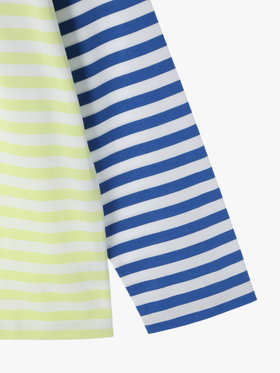 FEMME ウィメンズ 【Outlet】agnes b. x HELLY HANSEN ロングスリーブマリンボーダーティー（ユニセックス） イエロー系その他