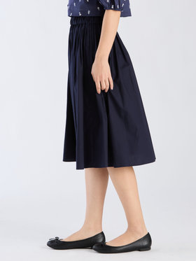 To b. by agnès b. 【Outlet】タックミディスカート ブルー