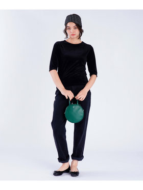 To b. by agnès b. 【Outlet】シアーベロアティーシャツ ブラック