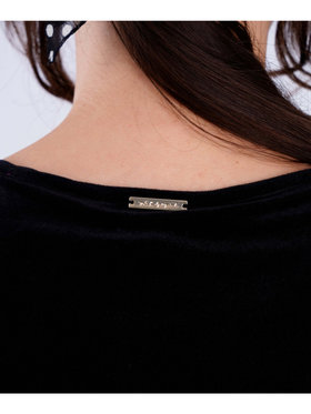 To b. by agnès b. 【Outlet】シアーベロアティーシャツ ブラック