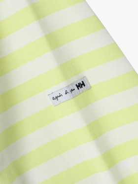 FEMME ウィメンズ 【Outlet】agnes b. x HELLY HANSEN ロングスリーブマリンボーダーティー（ユニセックス） オレンジ系その他