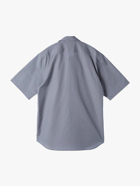 HOMME メンズ メンズ アイコニック 刺繍 半袖 シャツ ”Andy” グレー