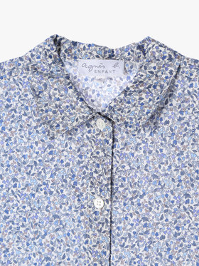 ENFANT ユニセックス 【Outlet】IDM9 E CHEMISE キッズ ブラウス ネイビー