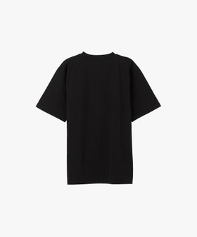 HOMME メンズ メンズ "b."刺繍 半袖 Tシャツ ブラック