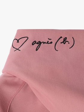 To b. by agnès b. プクプクエンブフーディワンピース ピンク