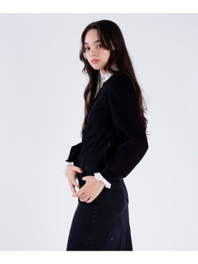 To b. by agnès b. トラディショナルプリティカーディガン ブラック