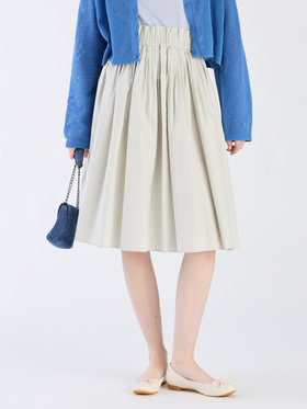 To b. by agnès b. 【Outlet】タックミディスカート グレー系その他