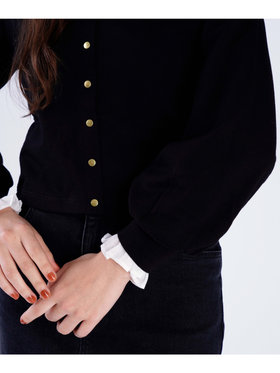 To b. by agnès b. トラディショナルプリティカーディガン ブラック